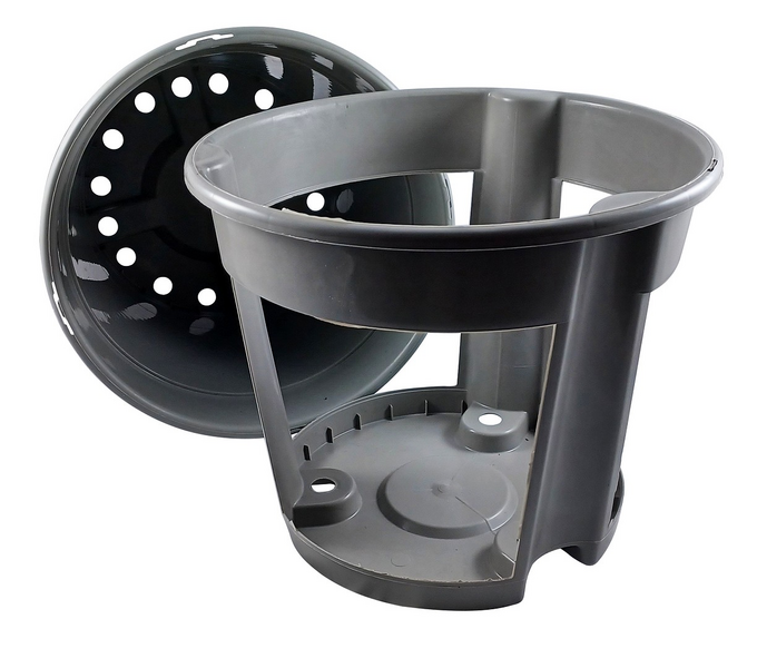 Perunaämpäri harmaa 12 l