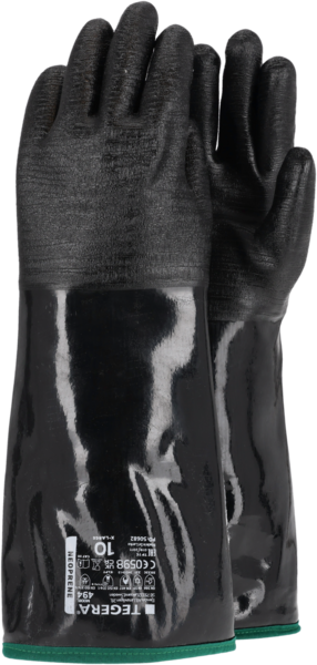 Kemikaalisuojakäsineet Tegera 494 koko 10