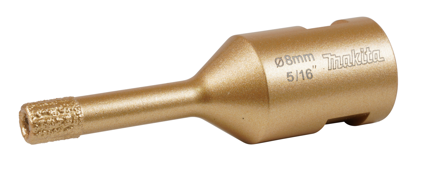 Timanttiporanterä Makita 8mm laatoille, kulmahiomakoneeseen (M14)