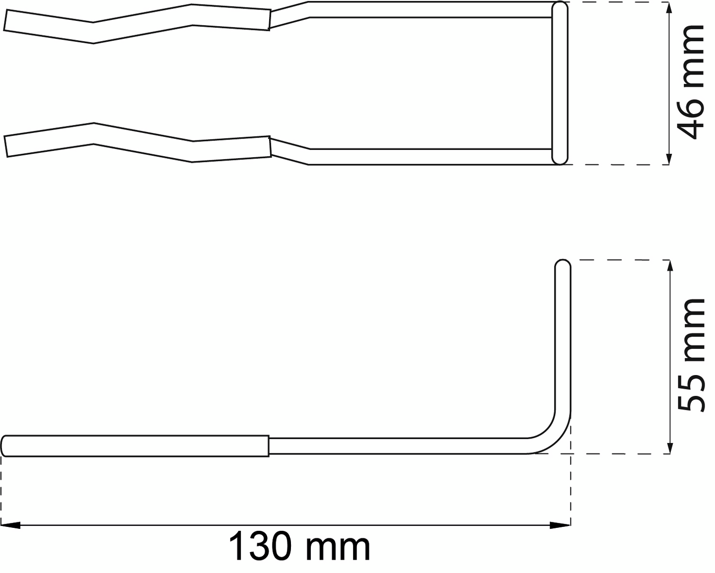 DAMMSUGARSLANGSHÅLLARE HABO 8512 EFZ 130MM