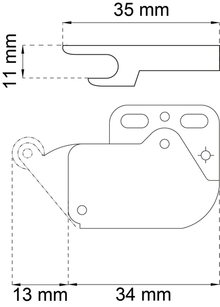 FJÄDERSKÅPSNÄPPARE HABO 245 NICKEL
