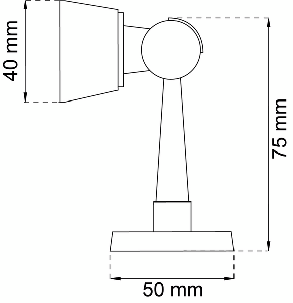DÖRRHÅLLARE HABO  108 ROSTFRI DOLD FASTSÄTTNING