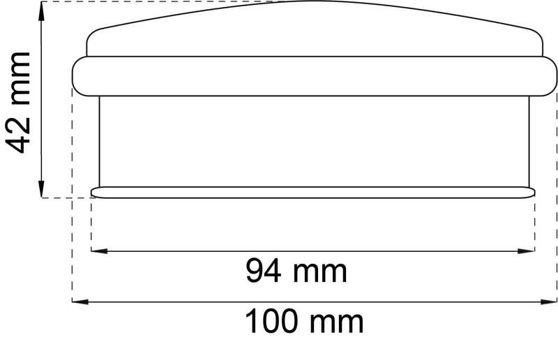 DÖRRSTOPP HABO 20504 RF D100X42MM