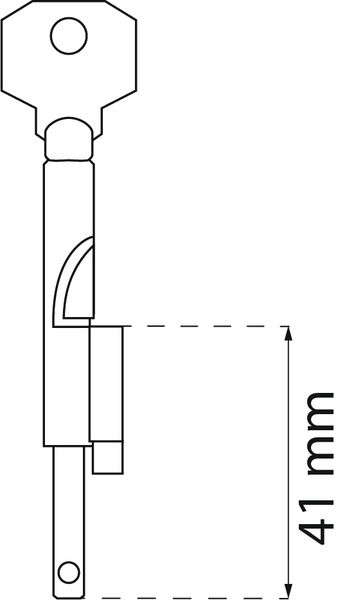 DETEKTIVLÅS HABO KLZ 38, KLZ 38