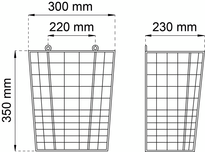 PAPPERSKORG HABO 366 EFZ 350X300MM