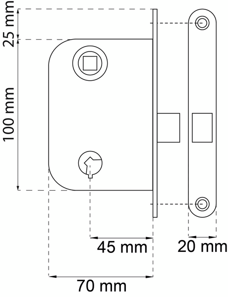 LÅSHUS 62020 HABO SKINPAC 62020 SKIN