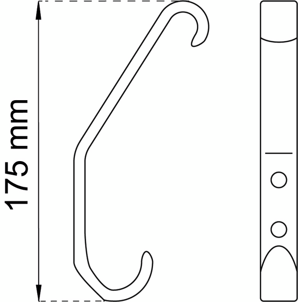 SKOLKROK HABO 175MM SVART 2P
