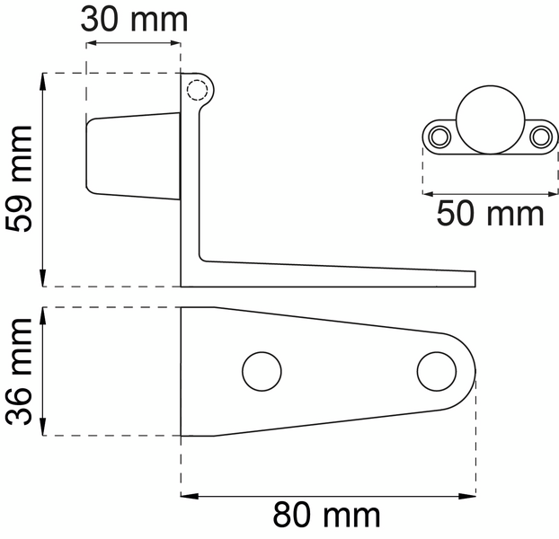 DÖRRHÅLLARE HABO 180 RF