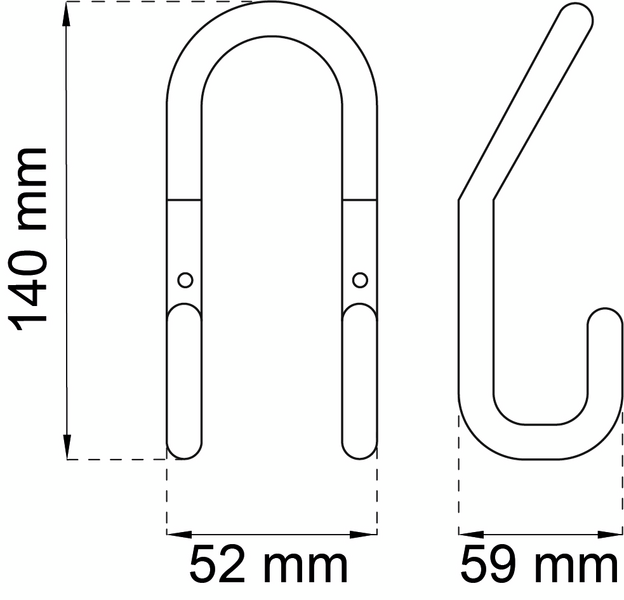DUBBELKROK HABO SATURN ROSTFRI, 160MM SB
