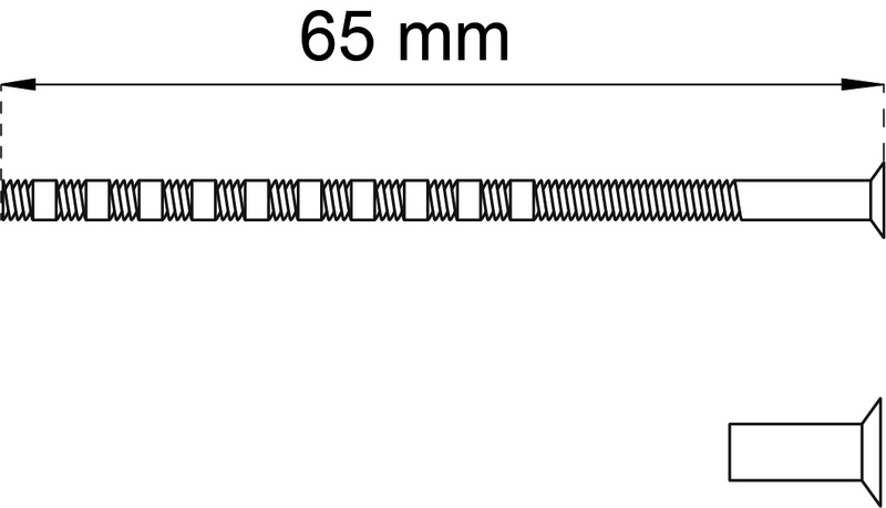 SKRUV HABO M NIPPEL 10 NICKEL M4X65MM 2ST