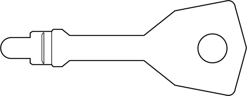 NYCKEL HABO TILL 414-&6414-LÅS SB