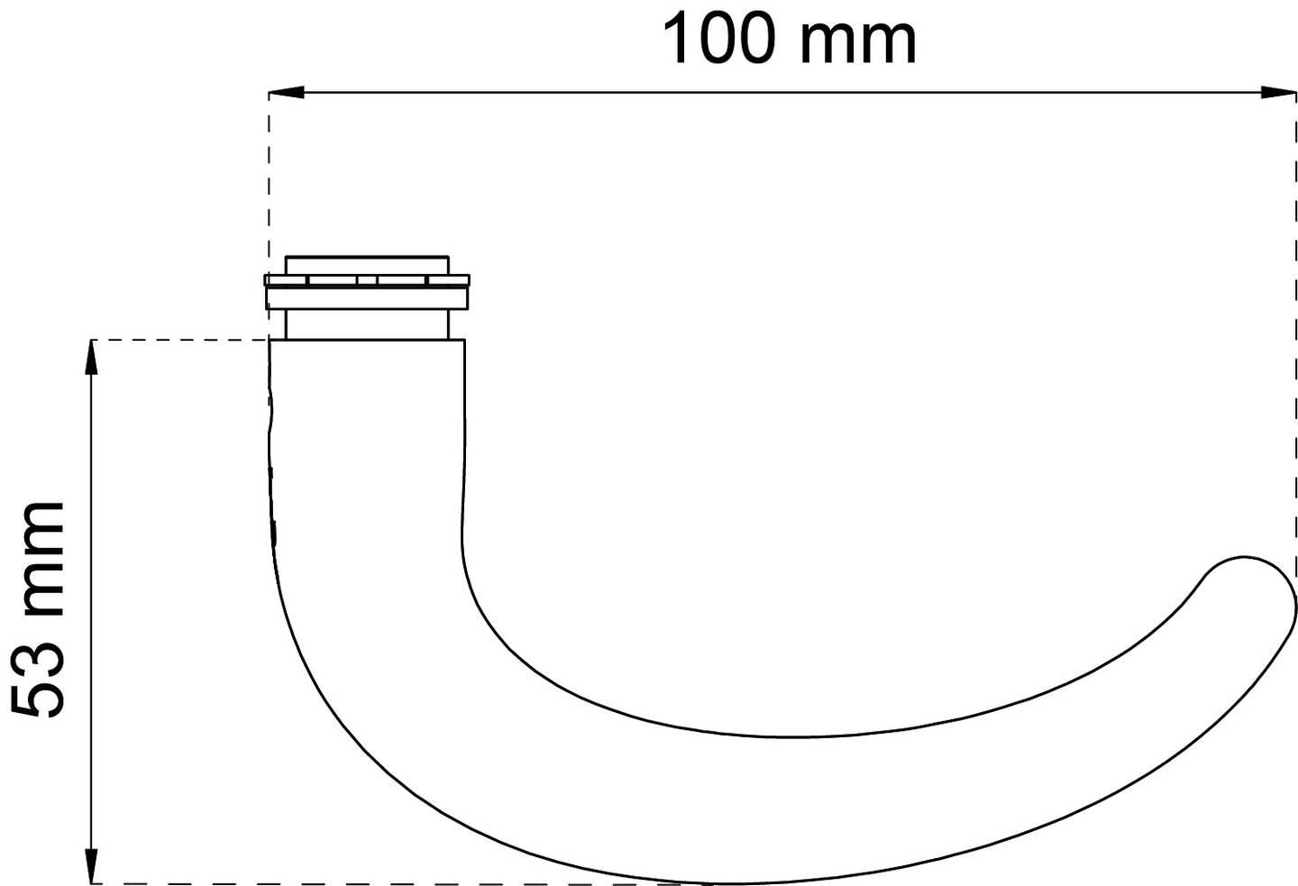 DÖRRTRYCKE HABO O408 ROSTFRI PP, 0408 ROSTFRI PP
