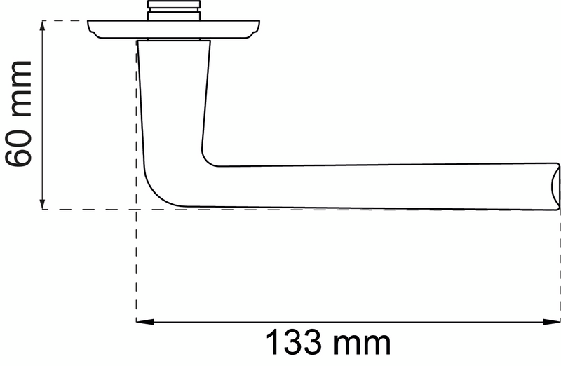 DÖRRHANDTAG HABO SEATTLE B-KROM, BORSTAD KROM