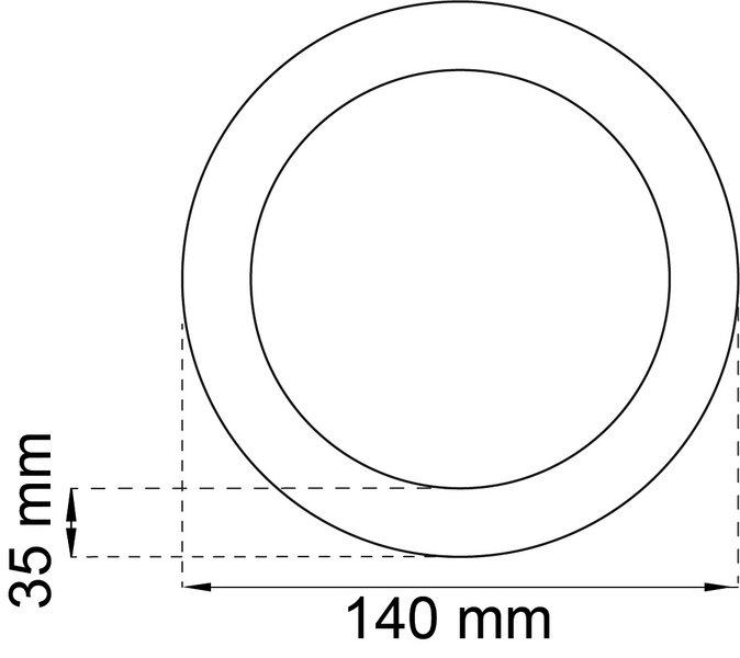 SKUMRINGSPACKNING HABO 1214-100MM, 1214-100 MM