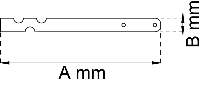 PLINTJÄRN HABO 6597 GALV 50MM