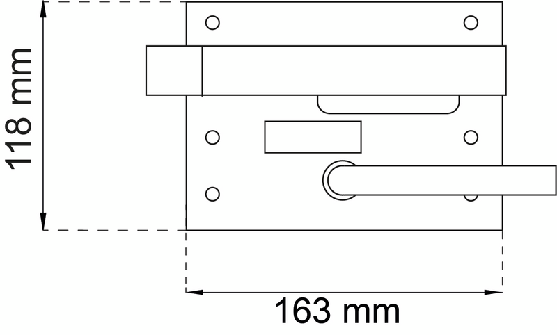 AD-LÅS 890 VÄNSTER SVART 890 VÄNSTER SVART