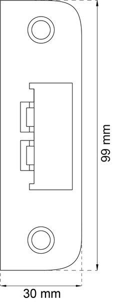 SLUTBLECK 6510 VIT 99X30MM TILL 6414/62014/62020