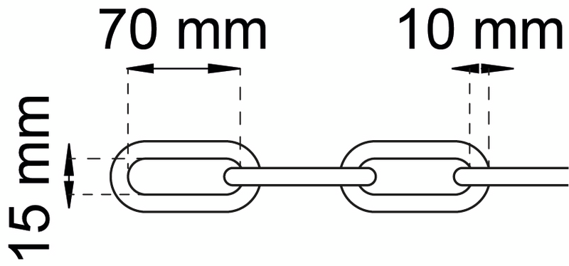 KÄTTING HABO PLAST SVART 10MM 5M SB