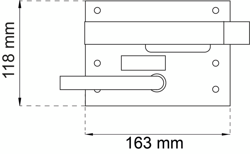 AD-LÅS 890 HÖGER SVART 890 HÖGER SVART