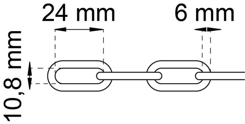 KÄTTING HABO A6 GALV 30M, A6 GALV 30 M/RULLE