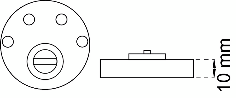 CYLINDERFÖRLÄNGARE HABO RUND 10MM