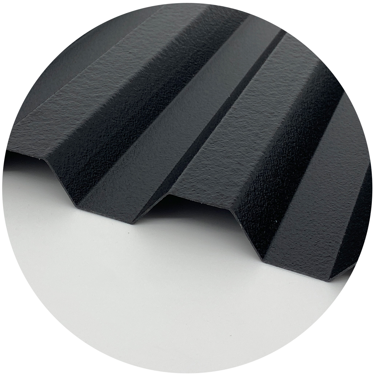 PLASTTAK KORRUGERAD GOP RENEW 76/18 SVART 3500X1040MM