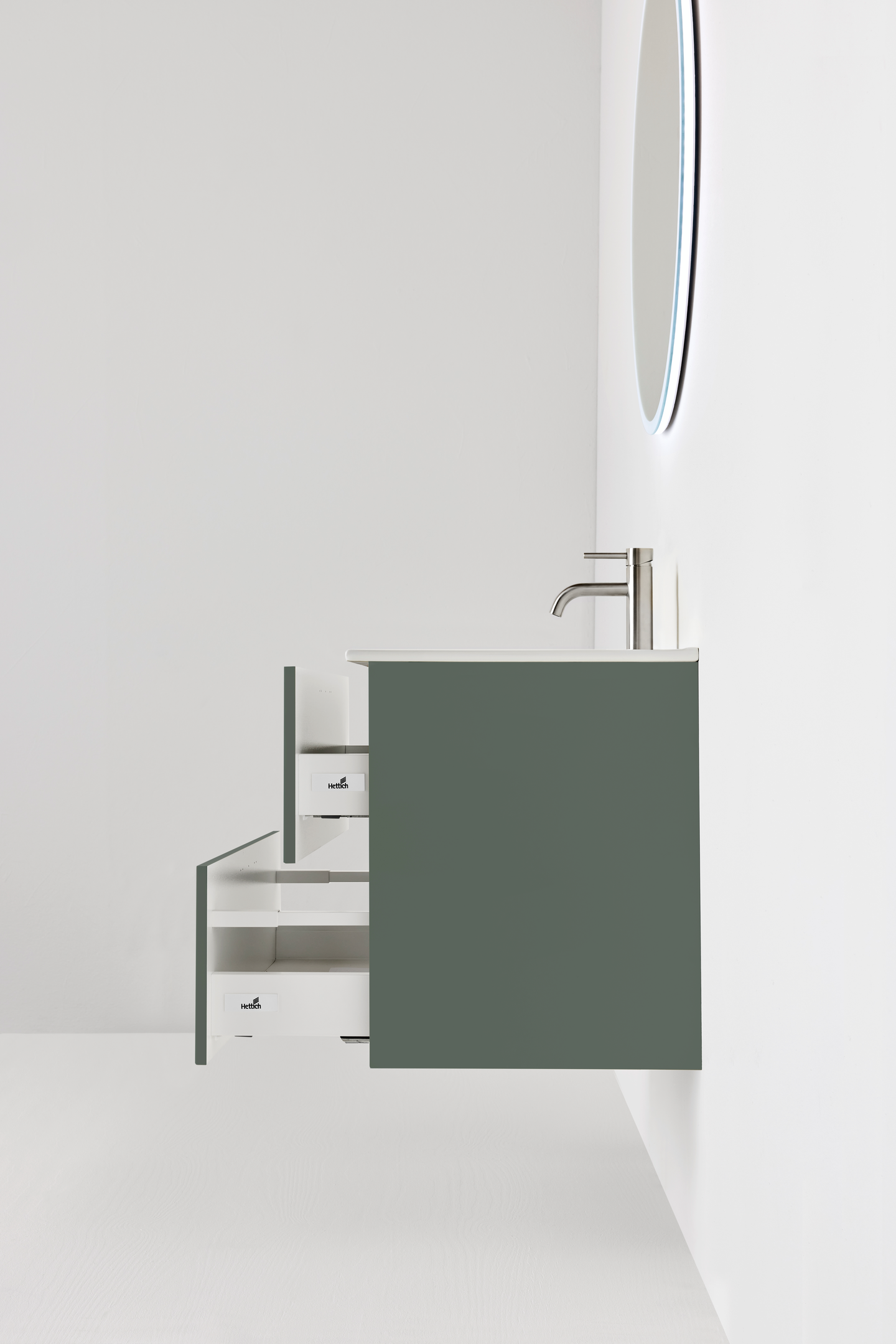 KOMMOD HAFA HAZE 2 LÅDOR 600 GRÖN (SHAPE)