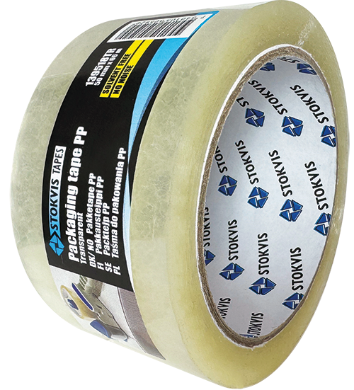 PACKTEJP STOKVIS PP TRANSPARENT NO NOICE 38MM 66M