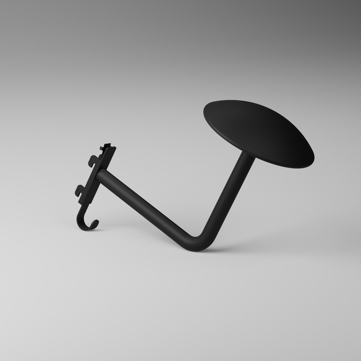 HJÄLMKROK LUNDBERGS HÄNGA SVART, 100X176X196MM