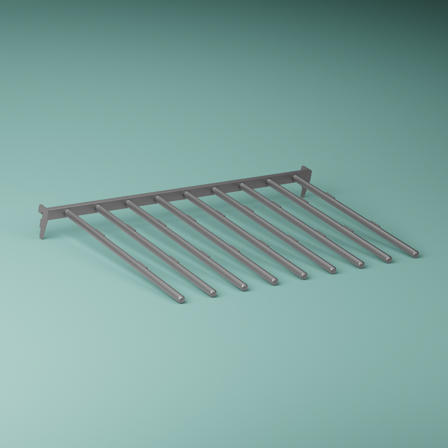 BYXHÄNGARE LUNDBERGS SILVER 600MM