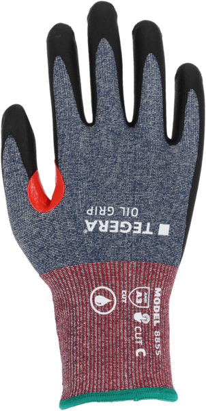 HANDSKE 8855R TEGERA SYNTETDOPPAD STL 10