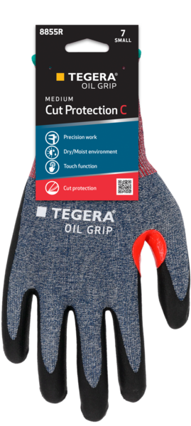 HANDSKE 8855R TEGERA SYNTETDOPPAD STL 10