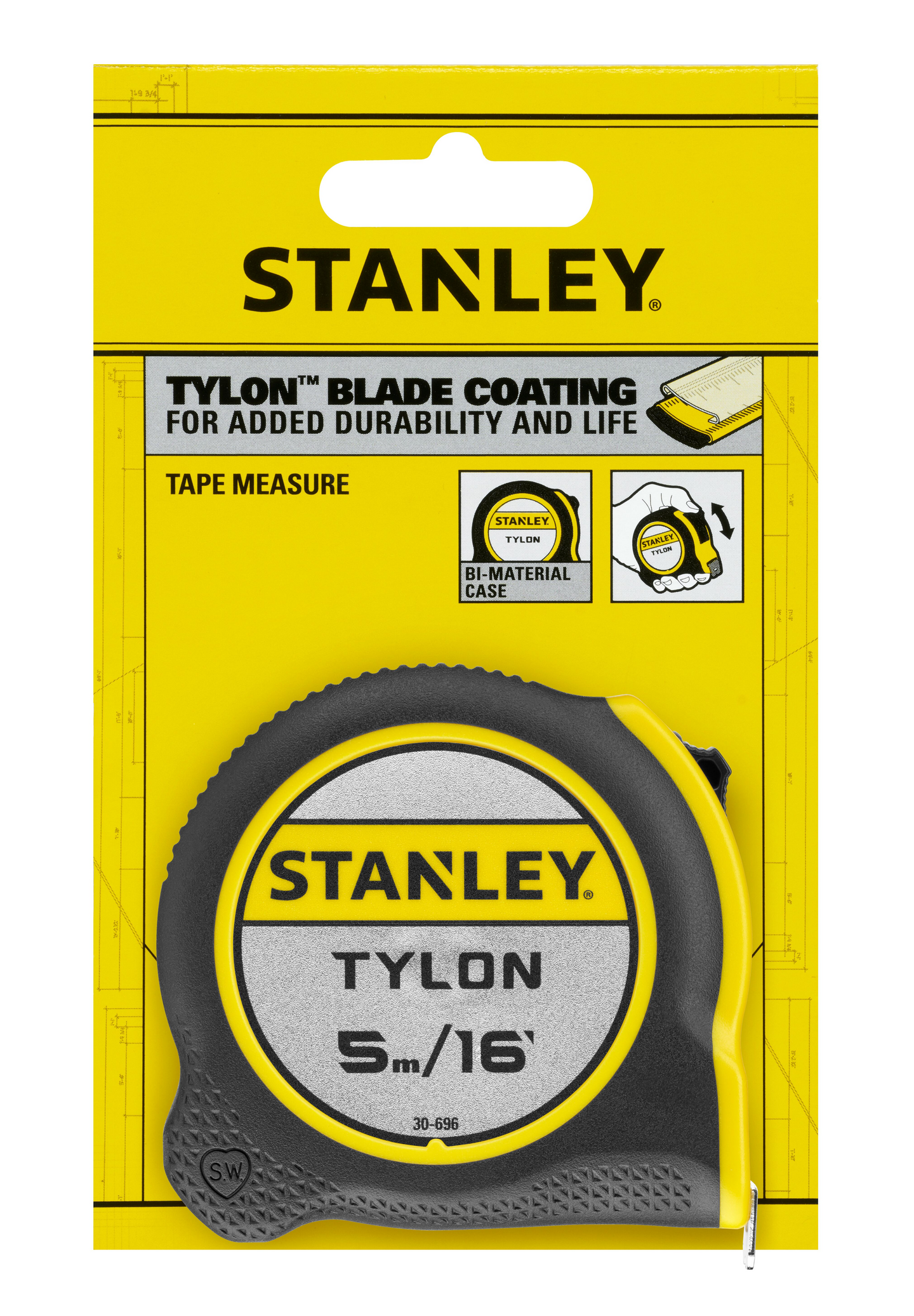 MÅLEBÅND  5M TYLON 0-30-696