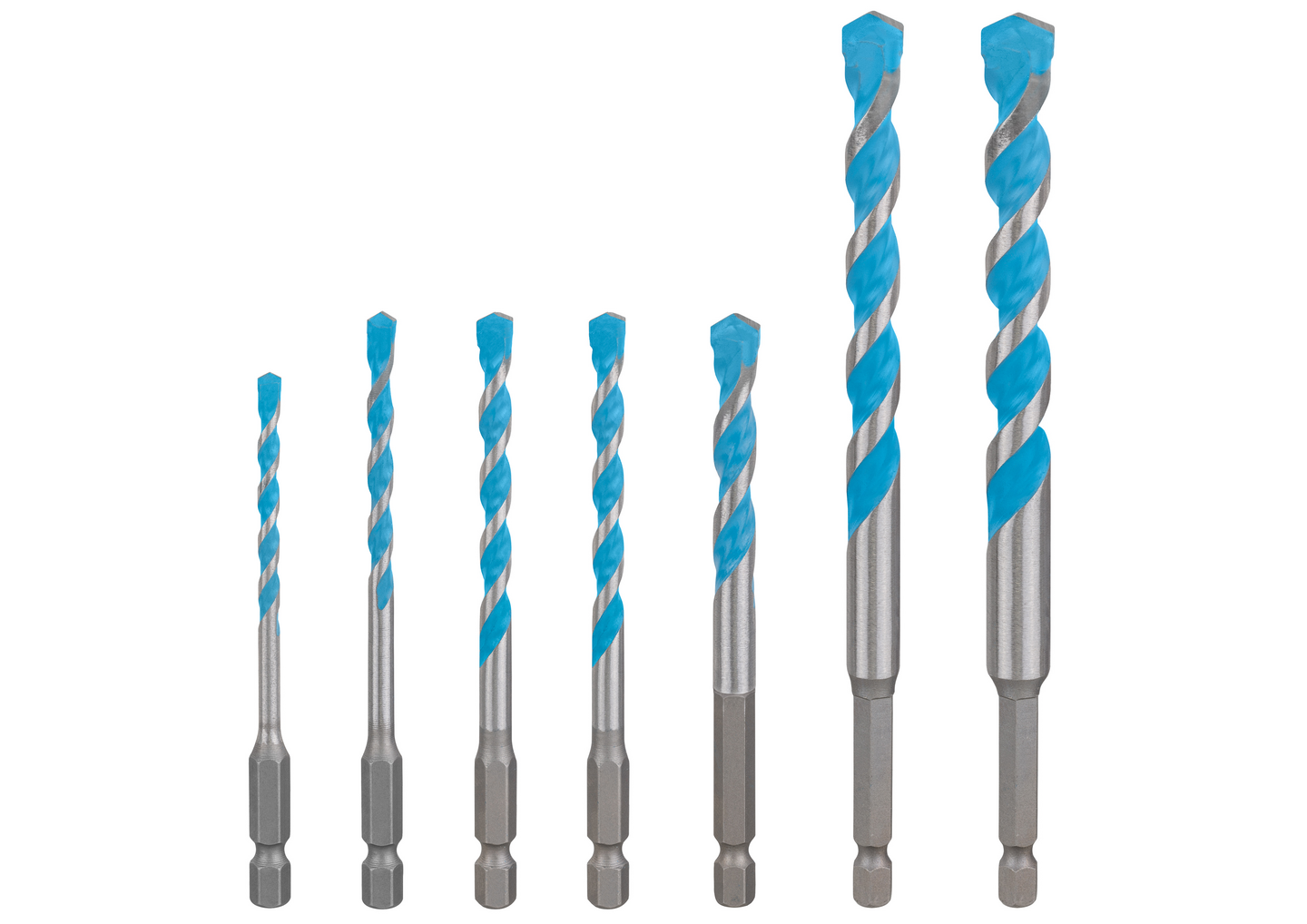 Poranteräsarja Bosch EXPERT HEX-9 Multi Construction 7-osainen