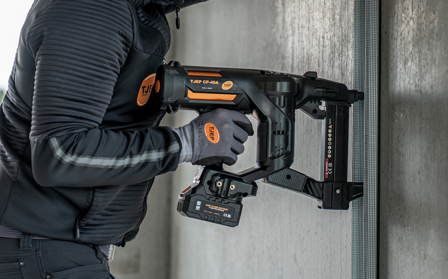 BETONGSPIKPISTOL CP-40A TJEP BATTERI 2,6-3,0MM 15-40MM