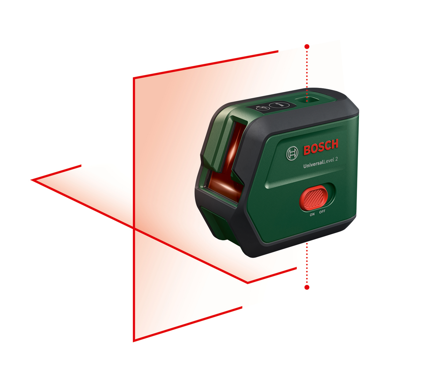 Linjalaser Bosch UniversalLevel 2 TT 120 jalusta 2xAA-paristot