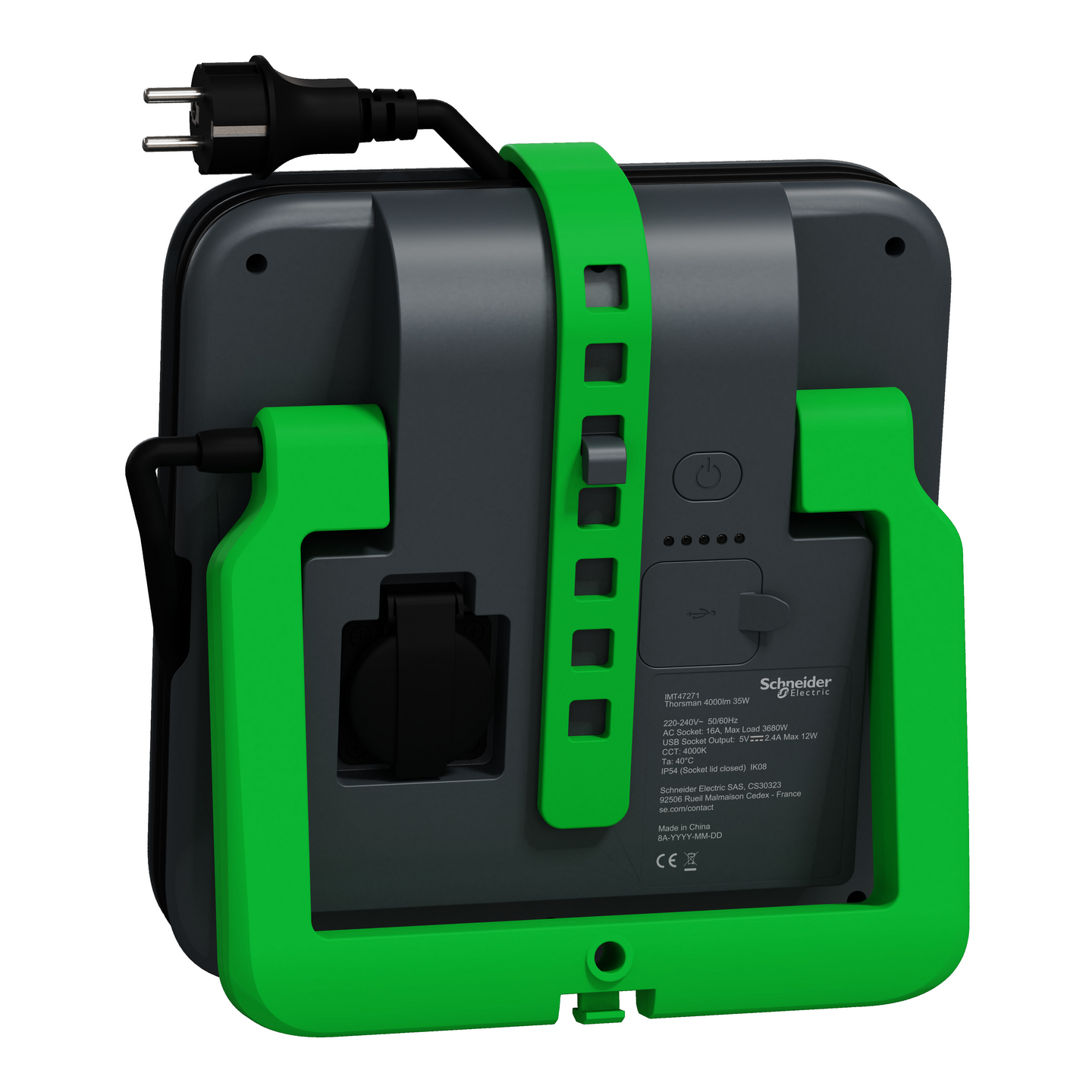 Työmaavalaisin Thorsman 35W 4000lm pistorasia IP54