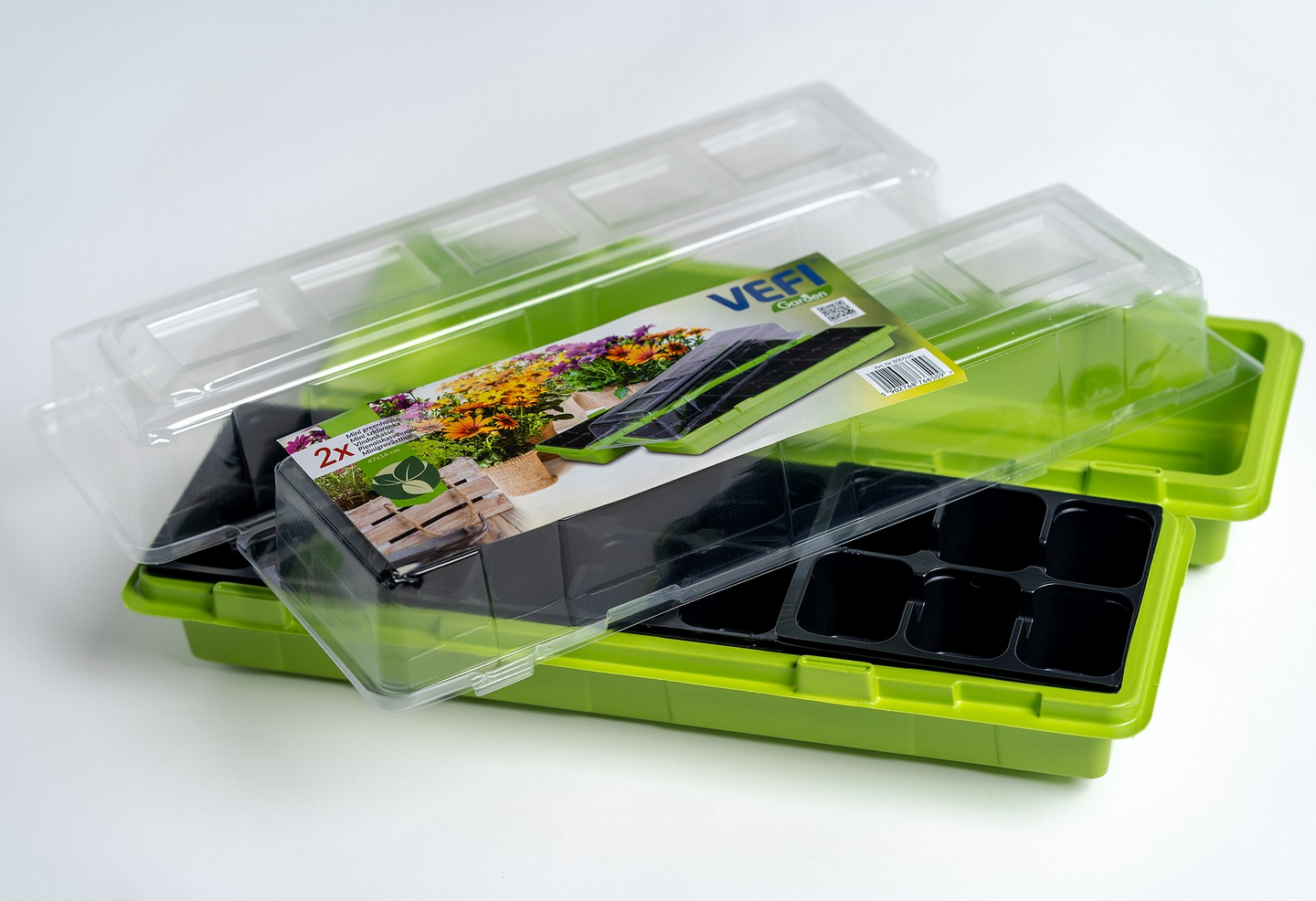 Pienoiskasvihuone Winduo lime 2kpl