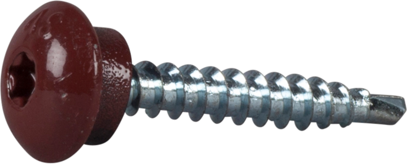 FARMARSKRUV ESSVE DECOR BS RÖD RAL 3009 TX25 FZB 4,8X35 250ST