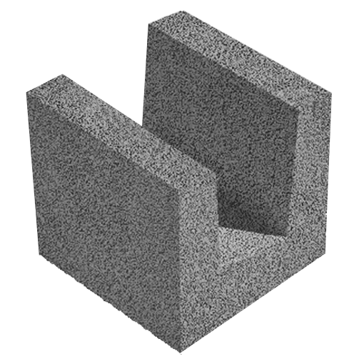 LÄTTKLINKERBLOCK BENDERS LECA BALK, BLOCK 250 TYP 3 250X250X250MM