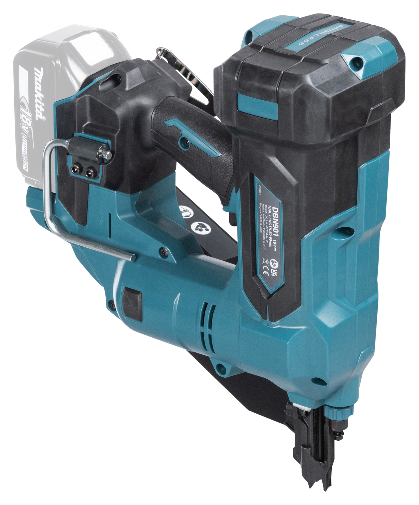 Runkonaulain Makita DBN901ZK LXT 18V naulat 21° 50-90mm