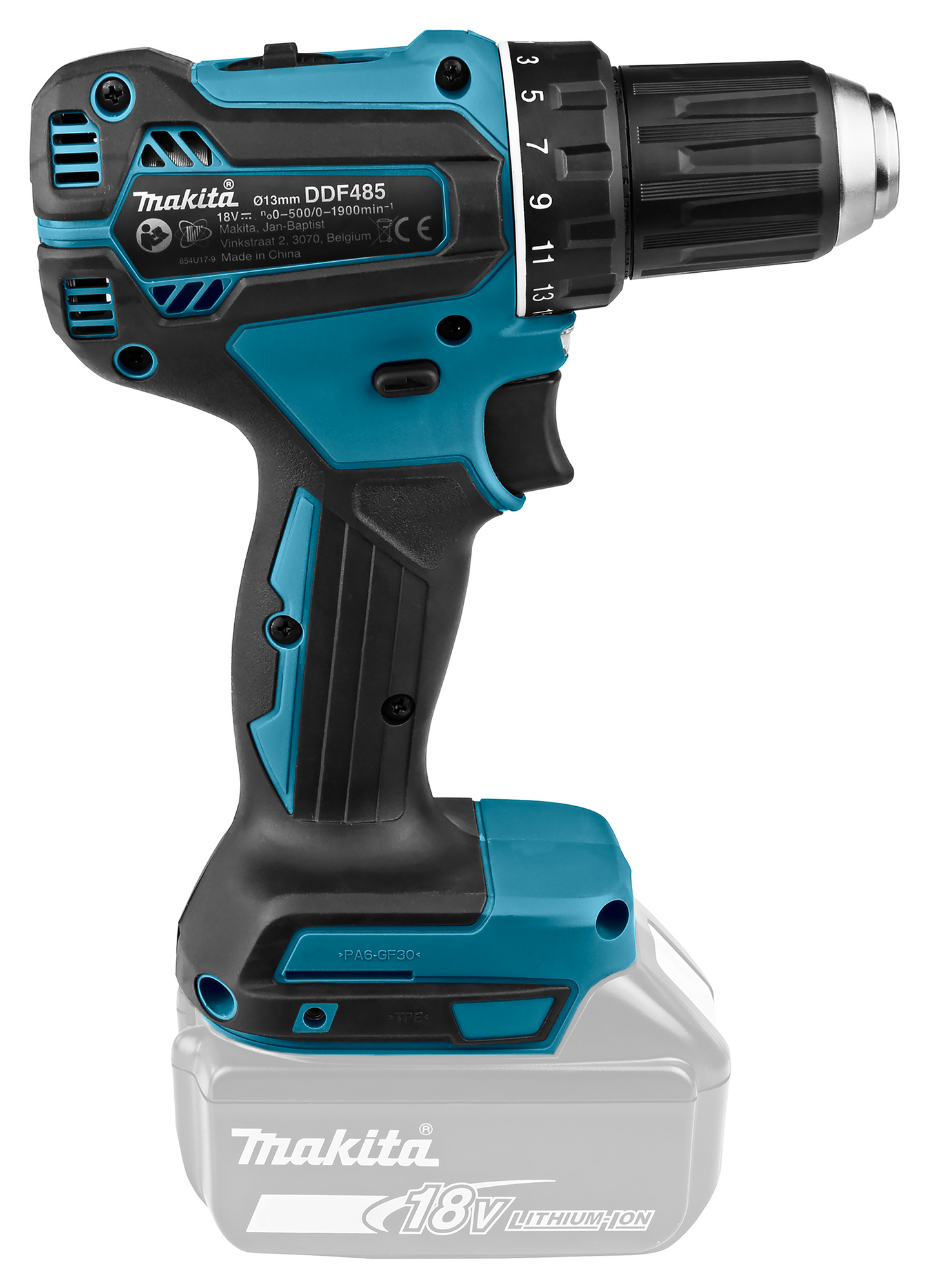 Akkuporakone Makita DDF485Z 18V LXT runko