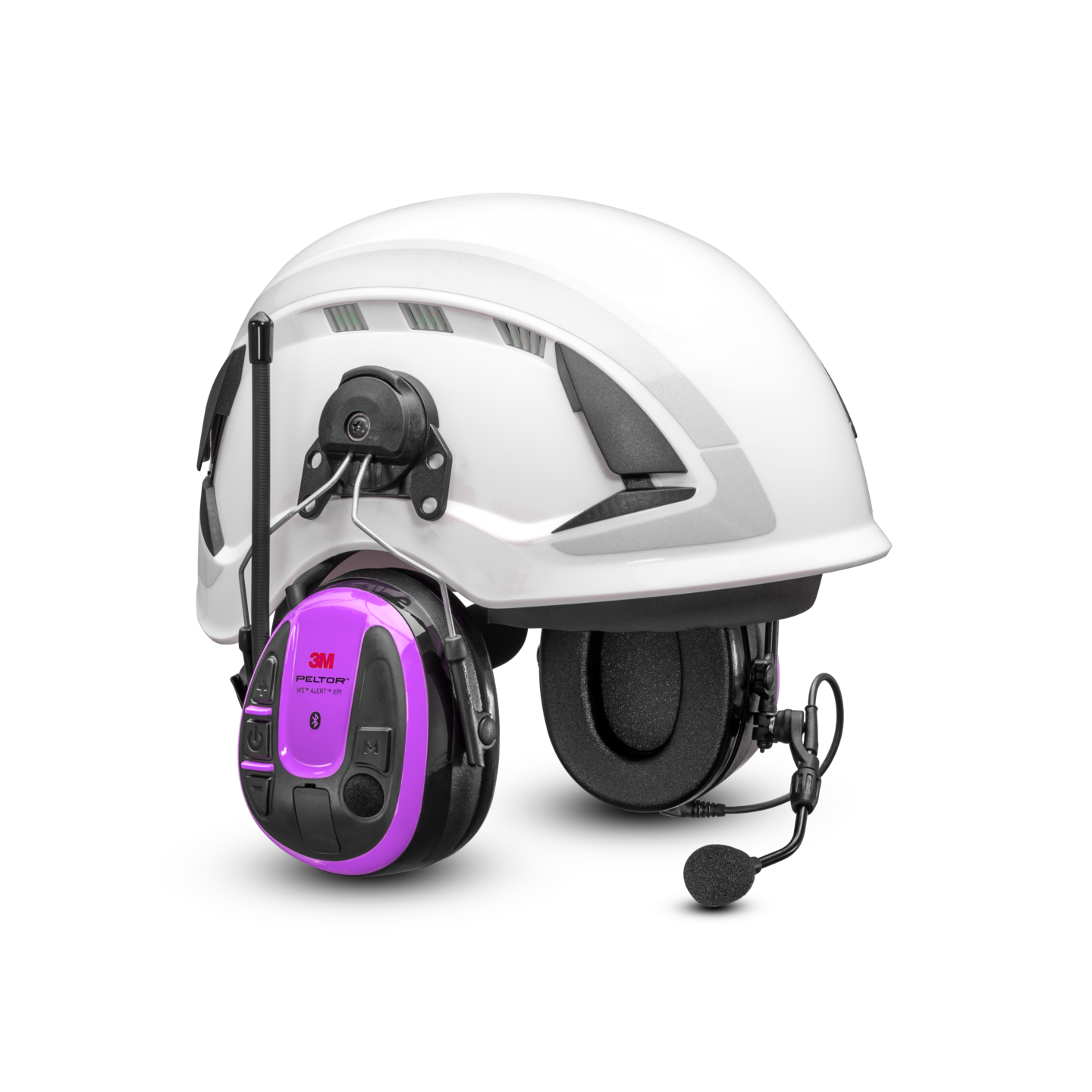 Radiokuulosuojaimet 3M™ PELTOR™ WS™ ALERT™ XPI+ Bluetooth MRX21P3EWS7 kypärä