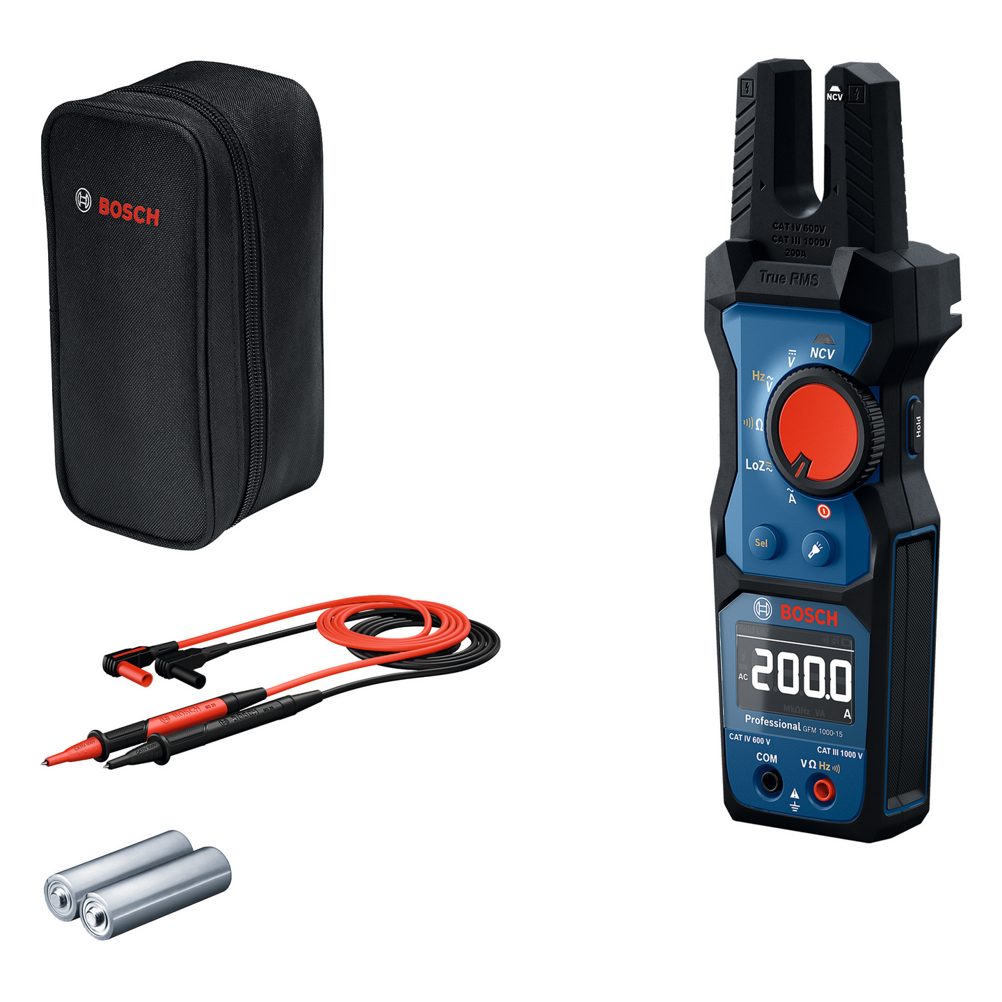 Pihtimittari avoleuka Bosch GFM 1000-15 2xAA-paristot ja kotelo