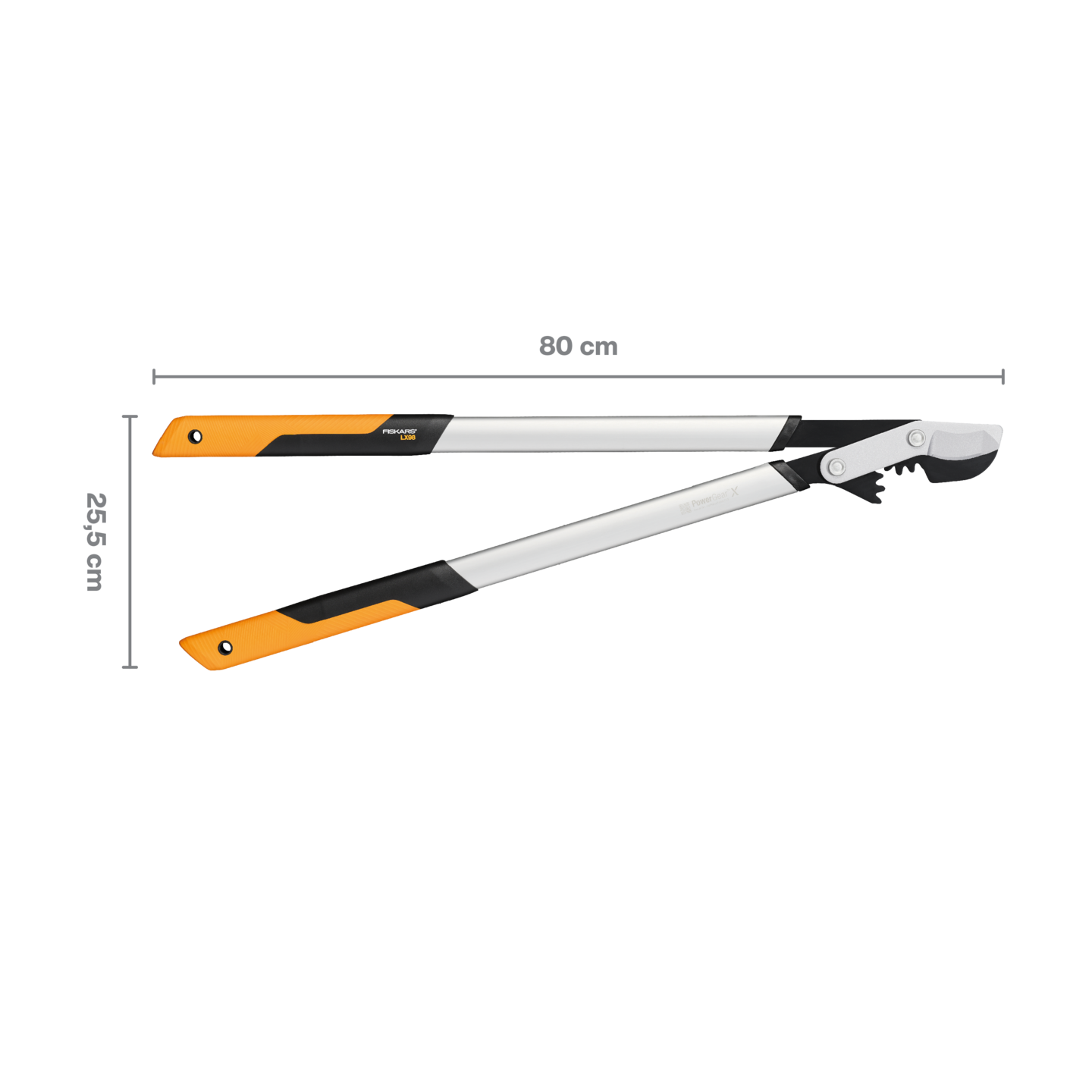 Raivaussakset Fiskars PowerGear X ohileikkaavat L LX98