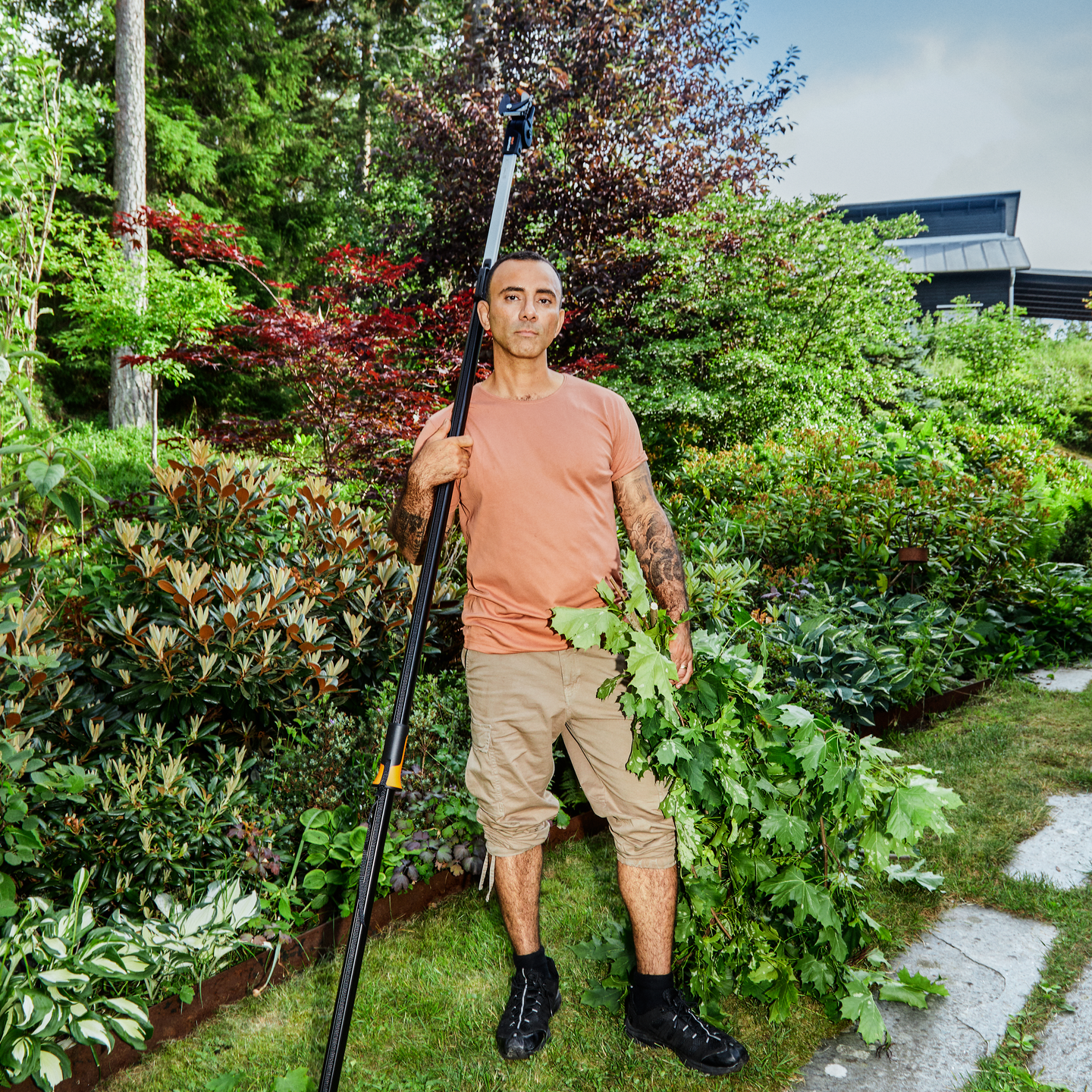 Monitoimileikkuri Fiskars PowerGear X teleskooppi UPX86