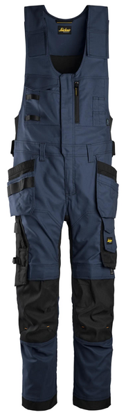 Avohaalari riipputaskuilla Snickers 6014-9504 stretch tummansininen