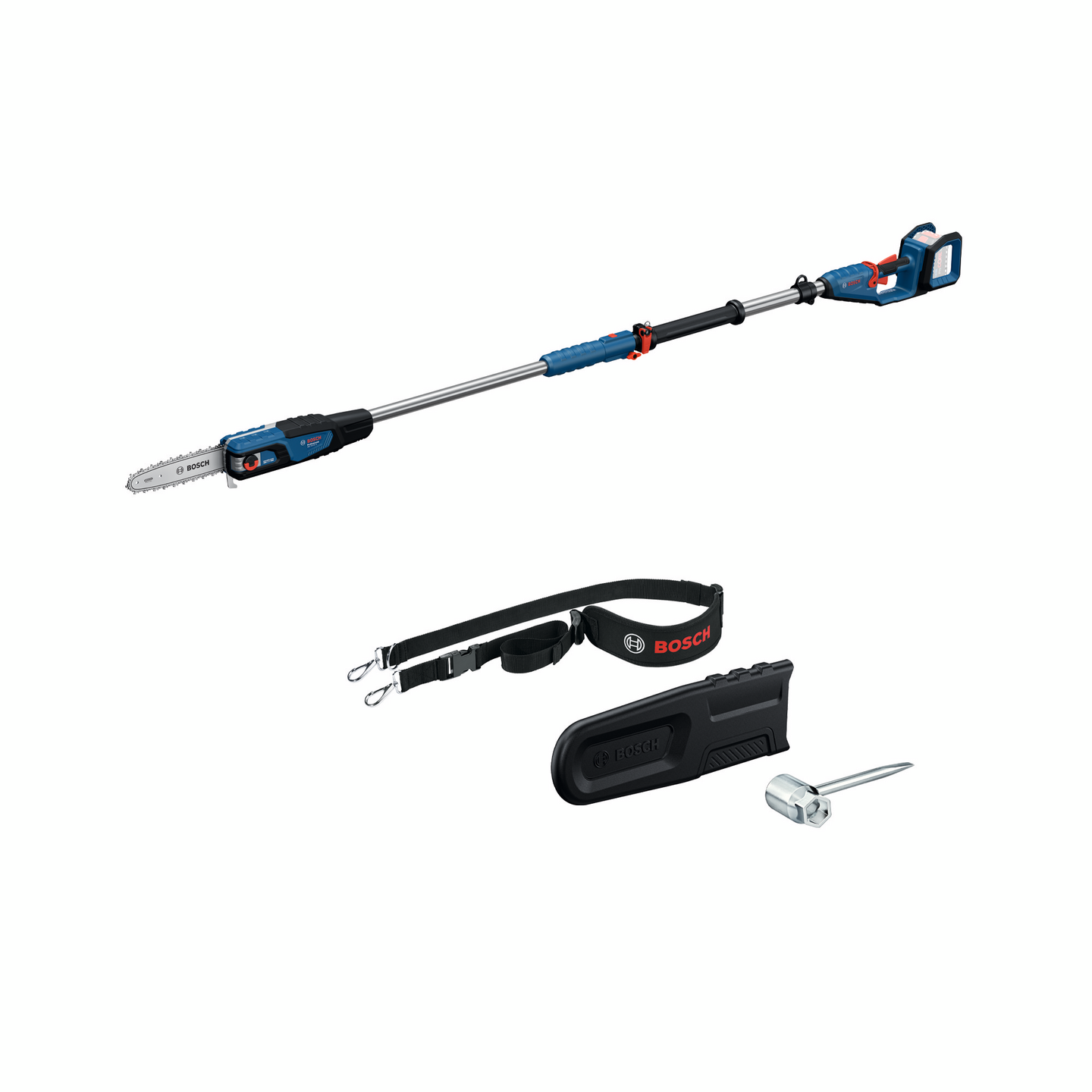 Akkuoksasaha Bosch GKE 18V-25 T teleskooppi Solo