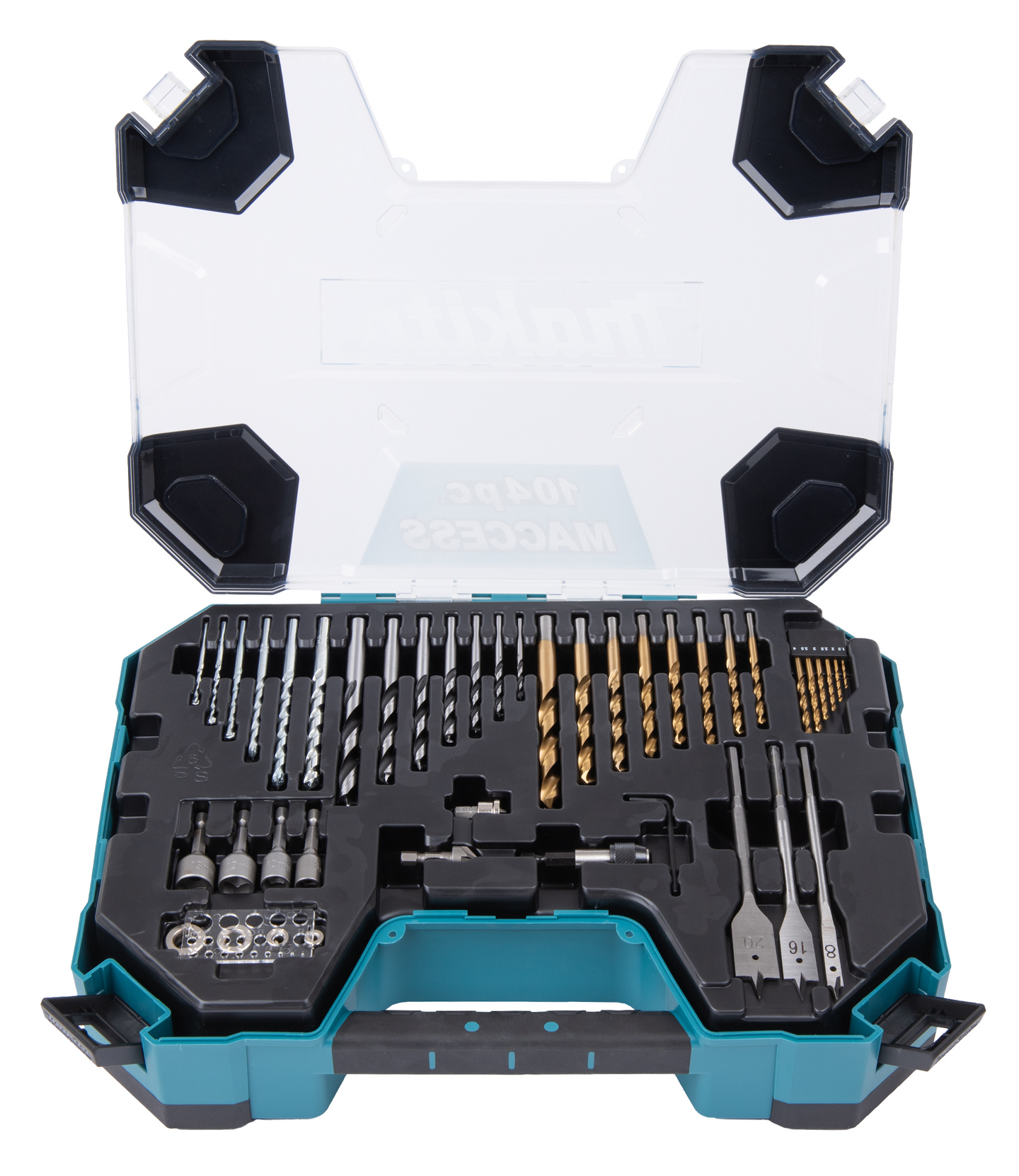 Poranterä- ja ruuvauskärkisarja Makita 104-osainen