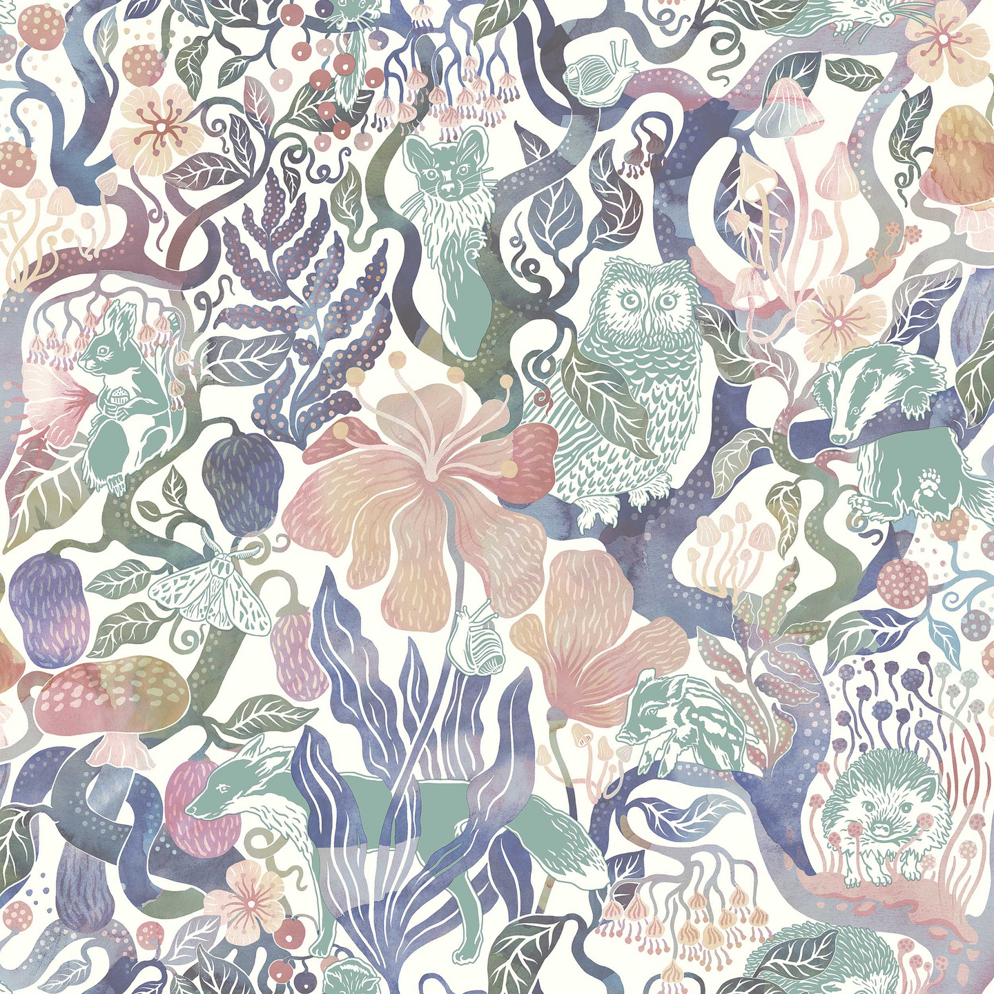 Kuitutapetti Boråstapeter Fairyland 8148 Magic Woods 10,05m